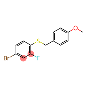 S-(4-Methoxybenzyl) 4-bromo-2-fluorothiophenol