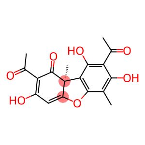 [S,(-)]-2,8-Diacetyl-3,7,9-trihydroxy-6,9b-dimethyldibenzofuran-1(9bH)-one