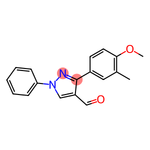 3-(4-甲氧基-3-甲基苯基)-1-苯基-4-吡唑甲醛