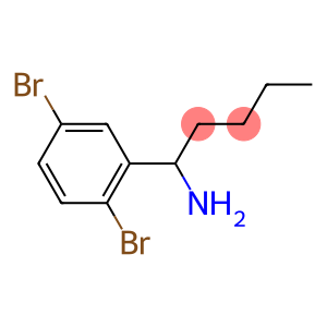 1-(2,5-dibromophenyl)pentan-1-amine