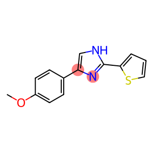 1H-Imidazole, 4-(4-methoxyphenyl)-2-(2-thienyl)-