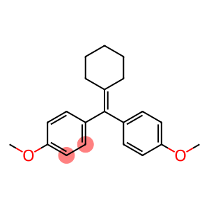 1-[cyclohexylidene(4-methoxyphenyl)methyl]-4-methoxybenzene