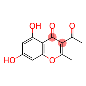 2-Methyl-3-acetyl-5,7-dihydroxy-4H-1-benzopyran-4-one