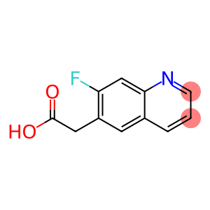 2-(7-fluoroquinolin-6-yl)acetic acid