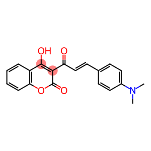 3-{(2E)-3-[4-(二甲基氨基)苯基]丙-2-烯酰}-4-羟基-2H-苯并吡喃-2-酮