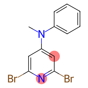 N-(2,6-dibromo-4-pyridinyl)-N-methyl-N-phenylamine