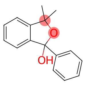 1-Isobenzofuranol, 1,3-dihydro-3,3-dimethyl-1-phenyl-