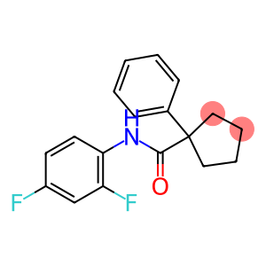 N-(2,4-DIFLUOROPHENYL)(PHENYLCYCLOPENTYL)FORMAMIDE