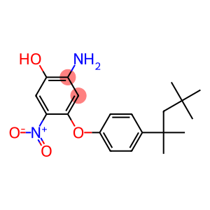 2-Amino-5-nitro-4-[p-(1,1,3,3-tetramethylbutyl)phenoxy]phenol
