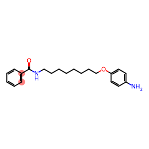 Benzamide, N-(8-(p-aminophenoxy)octyl)-