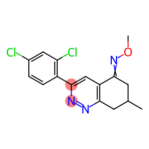 AZA(3-(2,4-DICHLOROPHENYL)-7-METHYL(6,7,8-TRIHYDROCINNOLIN-5-YLIDENE))METHOXYMETHANE