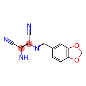 2-AMINO-1-(1-AZA-2-BENZO[3,4-D]1,3-DIOXOLEN-5-YLVINYL)ETHENE-1,2-DICARBONITRILE