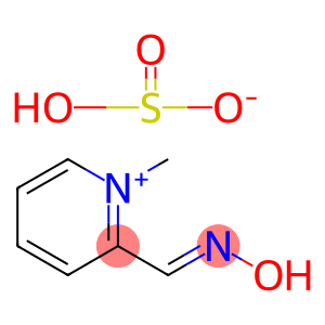 Pyridinium, 2-[(hydroxyimino)methyl]-1-methyl-, sulfite (1:1)