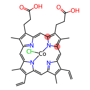 8,13-Divinyl-3,7,12,17-Tetramethyl-21H, 23H- Porphine-2, 18-Dipropionic Acid Cobalt(Iii) Chloride