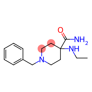 4-Ethylamino-1-phenylmethyl-4-piperidinecarboxamide