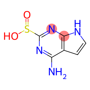 4-Amino-7H-pyrrolo[2,3-d]pyrimidine-2-sulfinic acid
