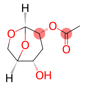 .beta.-D-ribo-Hexopyranose, 1,6-anhydro-3-deoxy-, 2-acetate