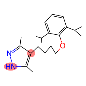 4-[4-(2,6-diisopropylphenoxy)butyl]-3,5-dimethyl-1H-pyrazole