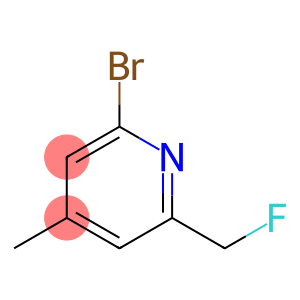 Pyridine, 2-bromo-6-(fluoromethyl)-4-methyl-
