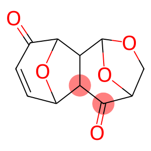 .beta.-D-ribo-Hexopyranos-4-ulose, 1,6-anhydro-2,3-dideoxy-2,3-(3,6-dihydro-3-oxo-2H-pyran-2,6-diyl)-, (2R-cis)-
