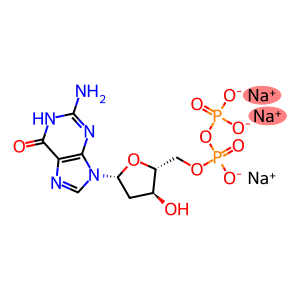 2-amino-9-{2-deoxy-5-O-[hydroxy(phosphonooxy)phosphoryl]pentofuranosyl}-3,9-dihydro-6H-purin-6-one