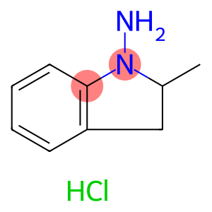 2-methyl-2,3-dihydro-1H-indol-1-amine hydrochloride