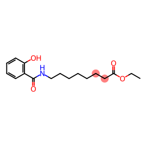 Octanoic acid, 8-[(2-hydroxybenzoyl)amino]-, ethyl ester