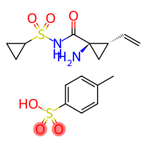(1R,2S)-1-amino-N-(cyclopropylsulfonyl)-2-vinylcyclopropanecarboxamide, p-toluenesulfonate salt