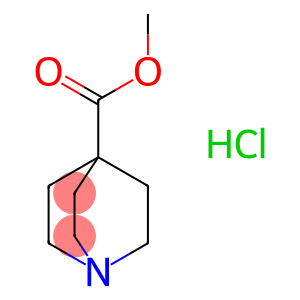 1-Azabicyclo[2.2.2]octane-4-carboxylic acid, methyl ester, hydrochloride (1:1)
