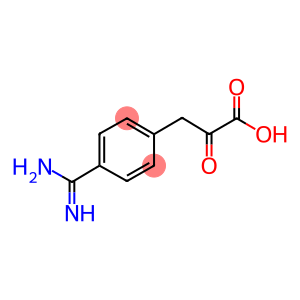 Benzenepropanoic acid, 4-(aminoiminomethyl)-α-oxo-