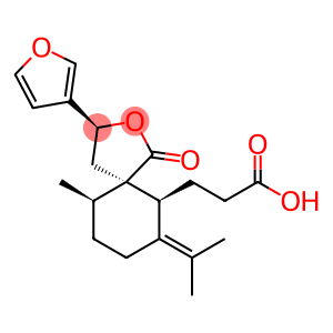 (3S,5R,6S,10R)-3-(3-Furanyl)-10-methyl-7-(1-methylethylidene)-1-oxo-2-oxaspiro[4.5]decane-6-propionic acid