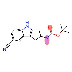tert-butyl 7-cyano-1,2,3,4-tetrahydrocyclopenta[b]indol-2-ylcarbaMate