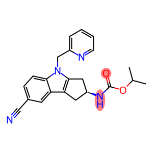 Isopropyl (2S)-7-Cyano-4-(pyridin-2-ylmethyl)-1,2,3,4-tetrahydrocyclopenta[b]indol-2-ylcarbamate
