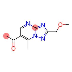 1-[2-(Methoxymethyl)-7-methyl[1,2,4]triazolo-[1,5-a]pyrimidin-6-yl]ethanone