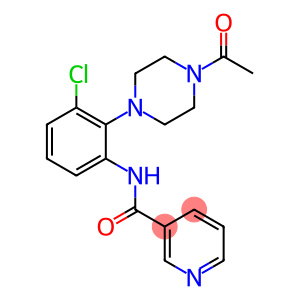 N-[2-(4-acetylpiperazin-1-yl)-3-chlorophenyl]pyridine-3-carboxamide