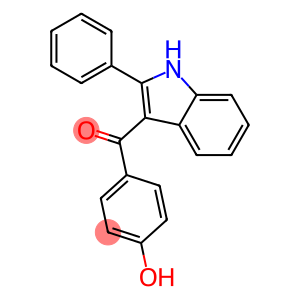 (4-HYDROXYPHENYL)(2-PHENYL-1H-INDOL-3-YL)METHANONE