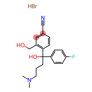 4-(4-二甲基-1-对氟苯基-1-羟基丁基-3-羟甲基)苯腈氢溴酸盐