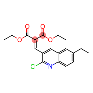 2-CHLORO-6-ETHYL-3-(2,2-DIETHOXYCARBONYL)VINYLQUINOLINE