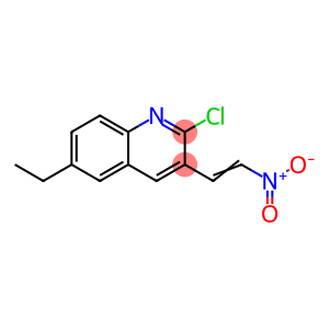 E-2-CHLORO-6-ETHYL-3-(2-NITRO)VINYLQUINOLINE