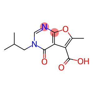 Furo[2,3-d]pyrimidine-5-carboxylic acid, 3,4-dihydro-6-methyl-3-(2-methylpropyl)-4-oxo-