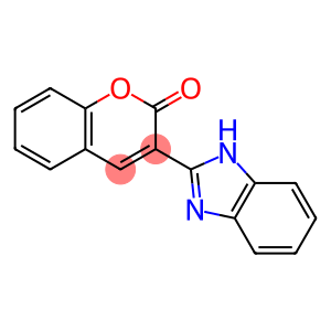 3-(1H-benzimidazol-2-yl)-2H-1-benzopyran-2-one