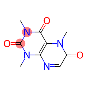 2,4,6(3H)-Pteridinetrione,  1,5-dihydro-1,3,5-trimethyl-
