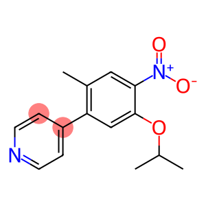 4-(5-异丙氧基-2-甲基-4-硝基-苯基)-吡啶1级