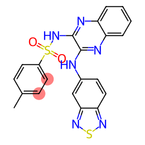 N-[3-({3-[(2-Chloro-5-methoxyphenyl)amino]-2-quinoxalinyl}sulfamo yl)phenyl]-2-methylalaninamide