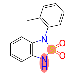 2,1,3-Benzothiadiazole, 1,3-dihydro-1-(2-methylphenyl)-, 2,2-dioxide