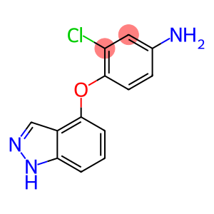 Benzenamine, 3-chloro-4-(1H-indazol-4-yloxy)-