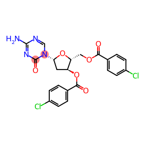 1,3,5-Triazin-2(1H)-one,4-amino-1-[3,5-bis-O-(4-chlorobenzoyl)-2-deoxy-b-D-erythro-pentofuranosyl]-