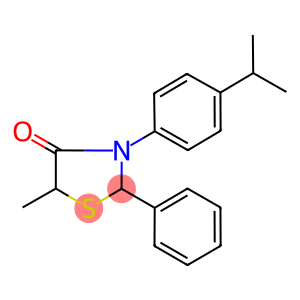 3-(4-isopropylphenyl)-5-methyl-2-phenyl-1,3-thiazolidin-4-one