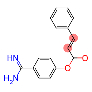 (4-carbamimidoylphenyl) 3-phenylprop-2-enoate