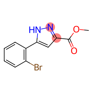 1H-Pyrazole-3-carboxylic acid, 5-(2-bromophenyl)-, methyl ester